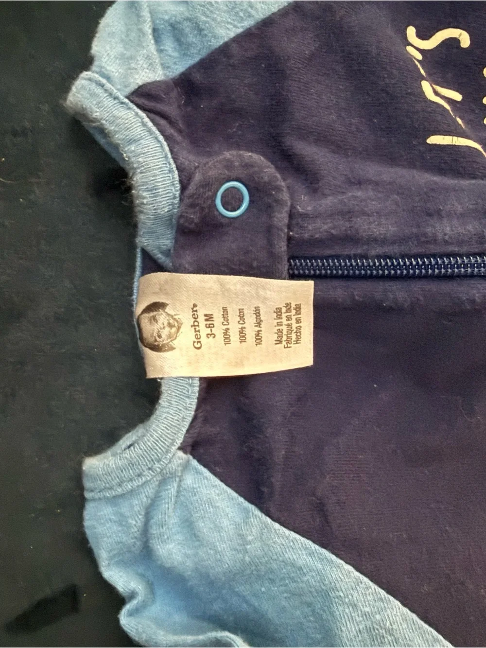 Gerber Baby Sleep Sack Set - Navy, Yellow, Light Blue, Cream